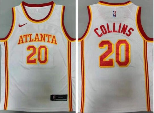 Atlanta Hawks #20 John Collins Jersey White